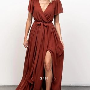 Baltic Born Kristin Maxi Dress Brick  XL